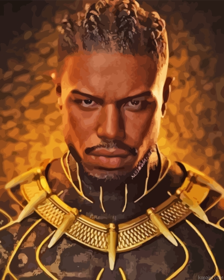 Marvel Killmonger Painting By Numberss.png