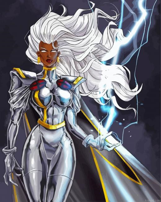 Marvel Storm X Men Painting By Numberss.png