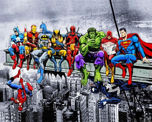 Marvel Superheroes Painting By Numberss.png