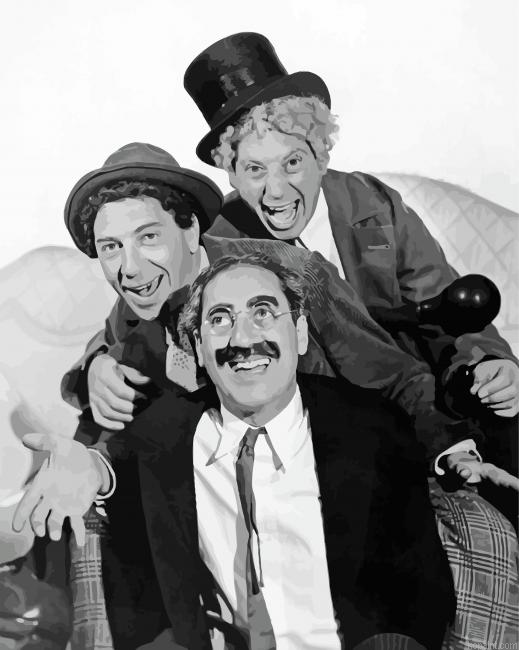 Marx Brothers Comedy Group Painting By Numberss.png