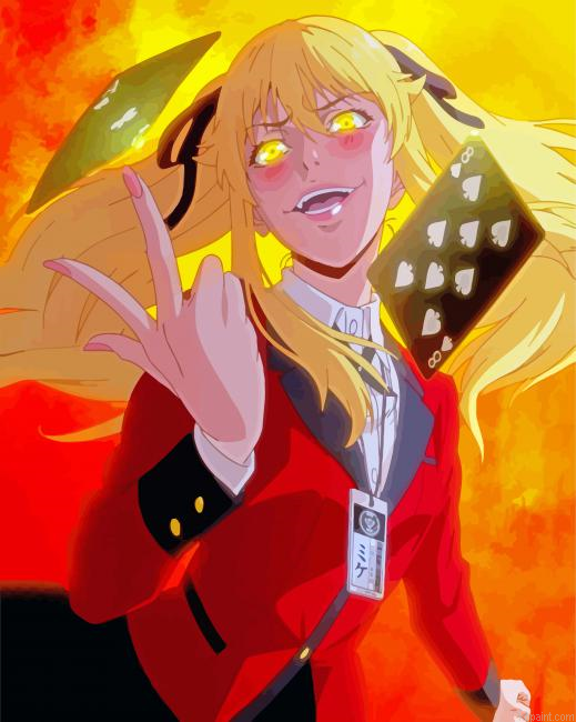 Mary Saotome Kakegurui Paint By Numbers