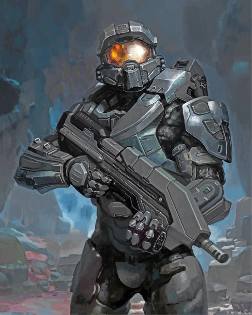 Master Chief Halo Painting By Numberss.png