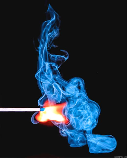 Match Stick Smoke New Painting By Numberss.png