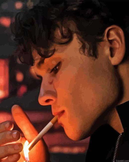 Matheo Riddle Smoking Cigarette Paint By Numbers