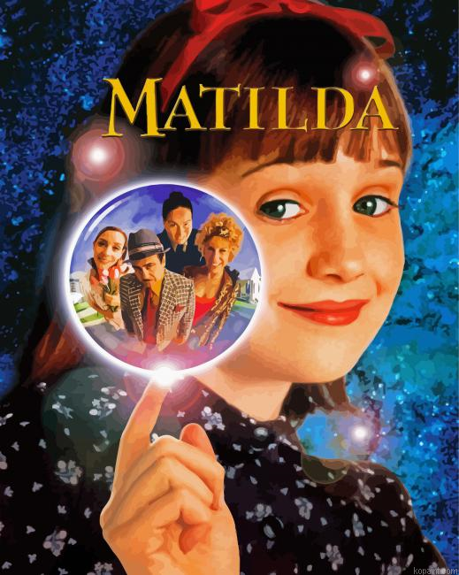 Matilda Film Poster Painting By Numberss.png