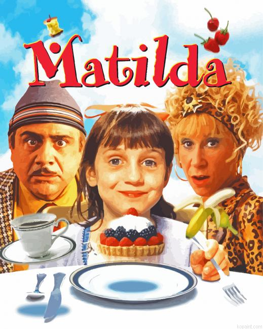 Matilda Movie Poster Painting By Numberss.png