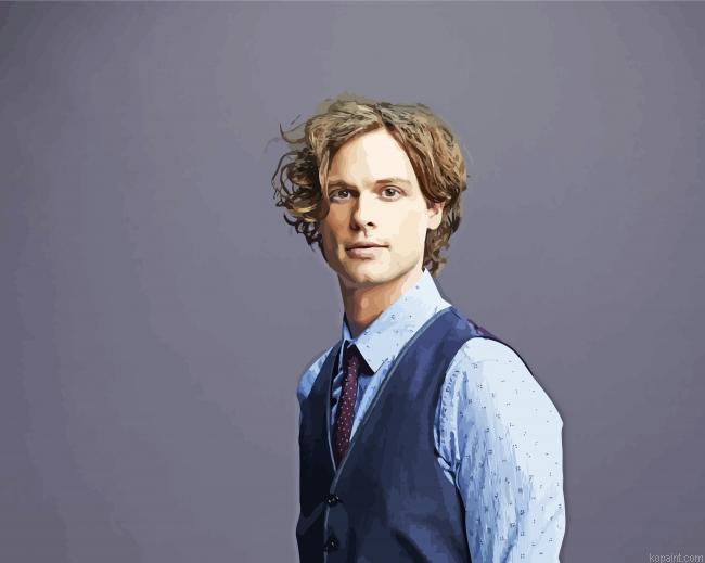 Matthew Gray Gubler American Actor Painting By Numberss.png