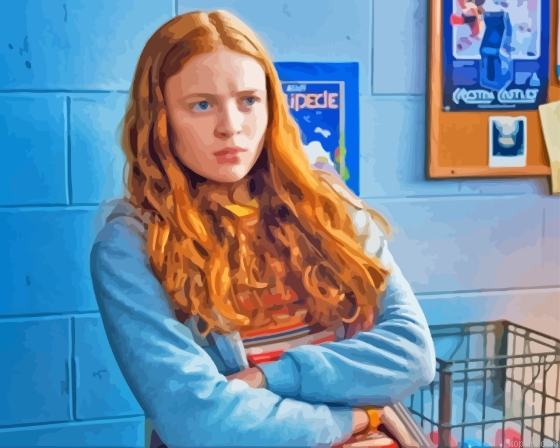 Max Mayfield Stranger Things Movie Character Painting By Numberss.png