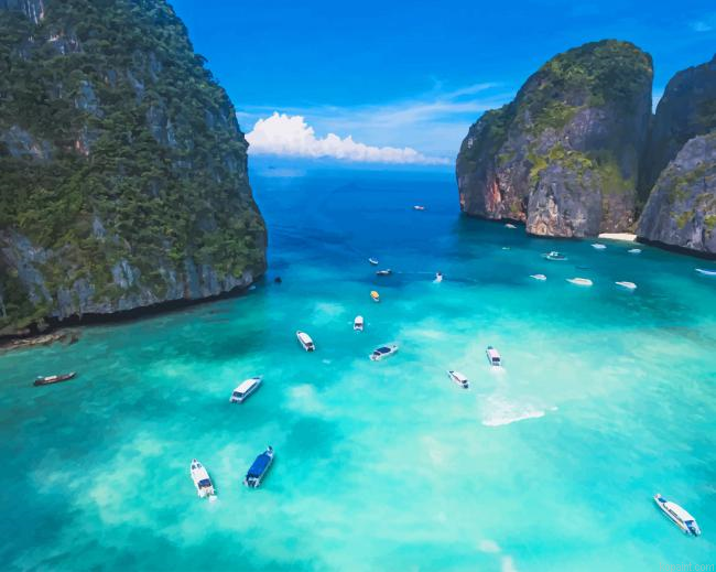 Maya Bay Thailand Painting By Numberss.png