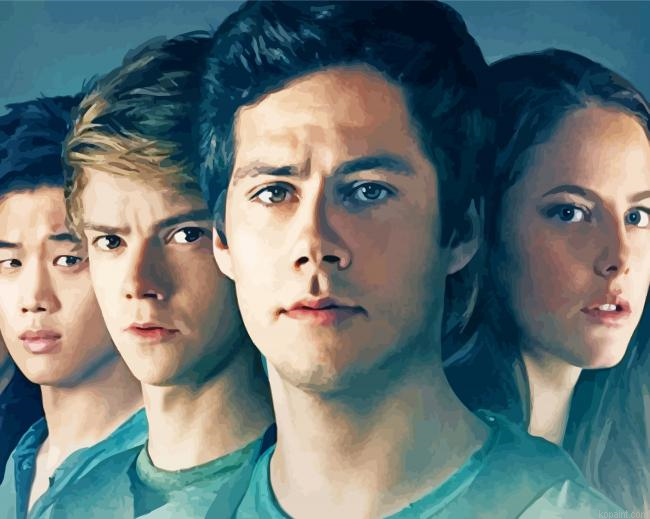 Maze Runner Actors Painting By Numberss.png
