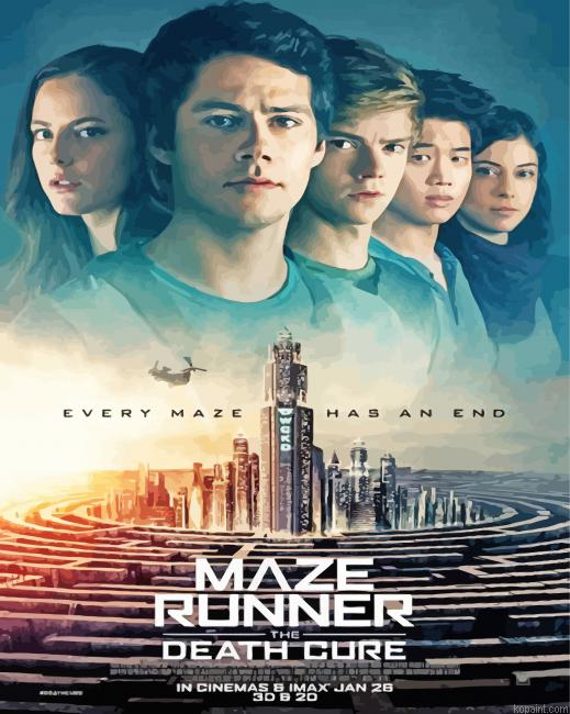 Maze Runner Movie Poster Painting By Numberss.png