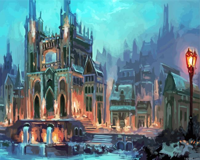 Medieval Fantasy City Painting By Numberss.png