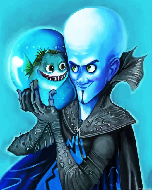 Megamind And Minion Painting By Numberss.png