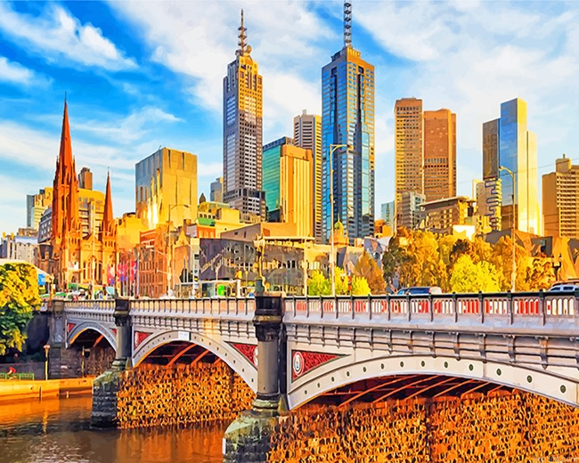 Melbourne City Center New Painting By Numberss.png