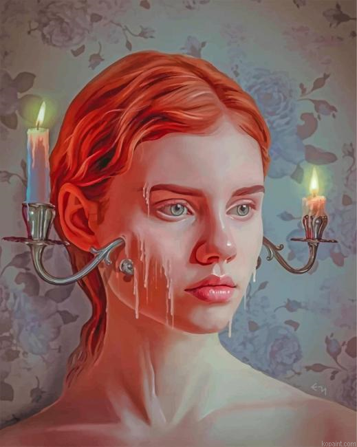 Melting Woman Painting By Numberss.png