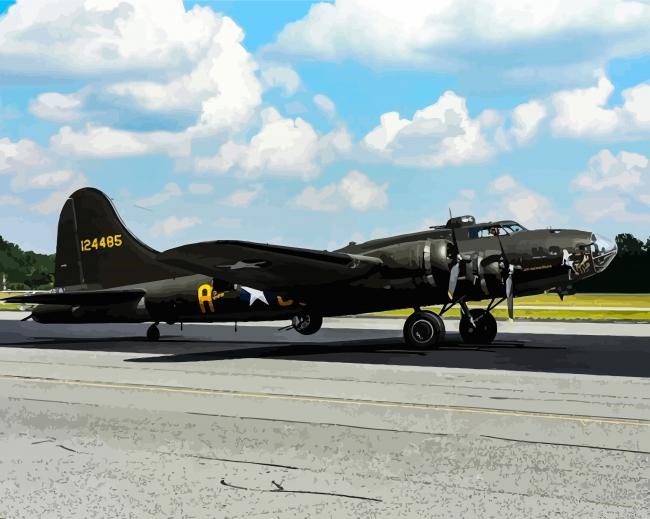 Memphis Belle Military Plane Painting By Numberss.png