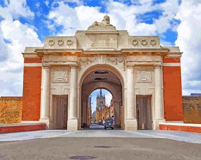 Menin Gate Ypres Paint By Numbers.png