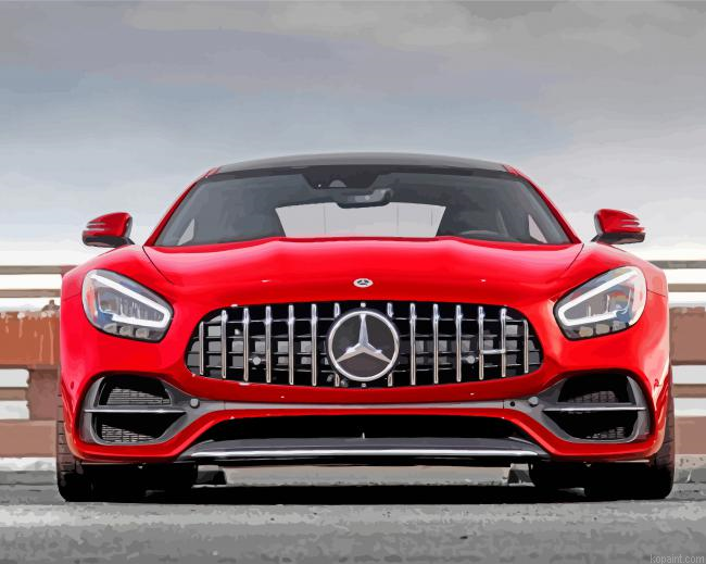 Mercedes Sls Amg Painting By Numberss.png