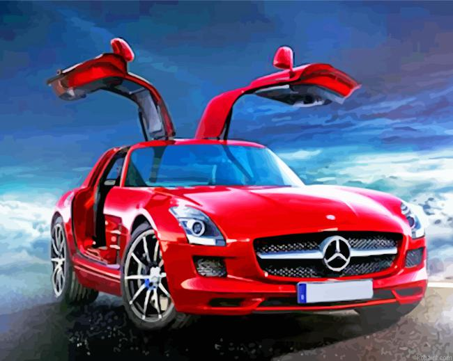 Mercedes Sls Painting By Numberss.png
