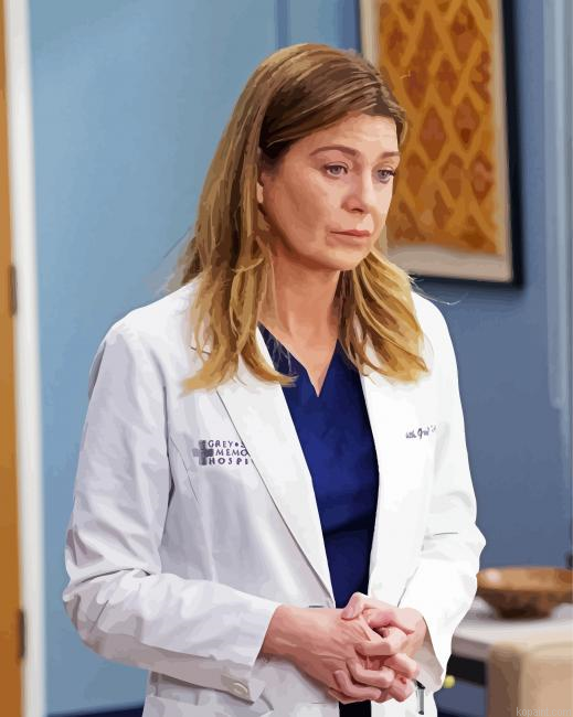 Meredith Grey Character Painting By Numberss.png