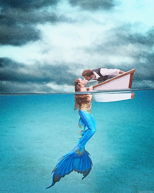 Mermaid Kiss New Painting By Numberss.png