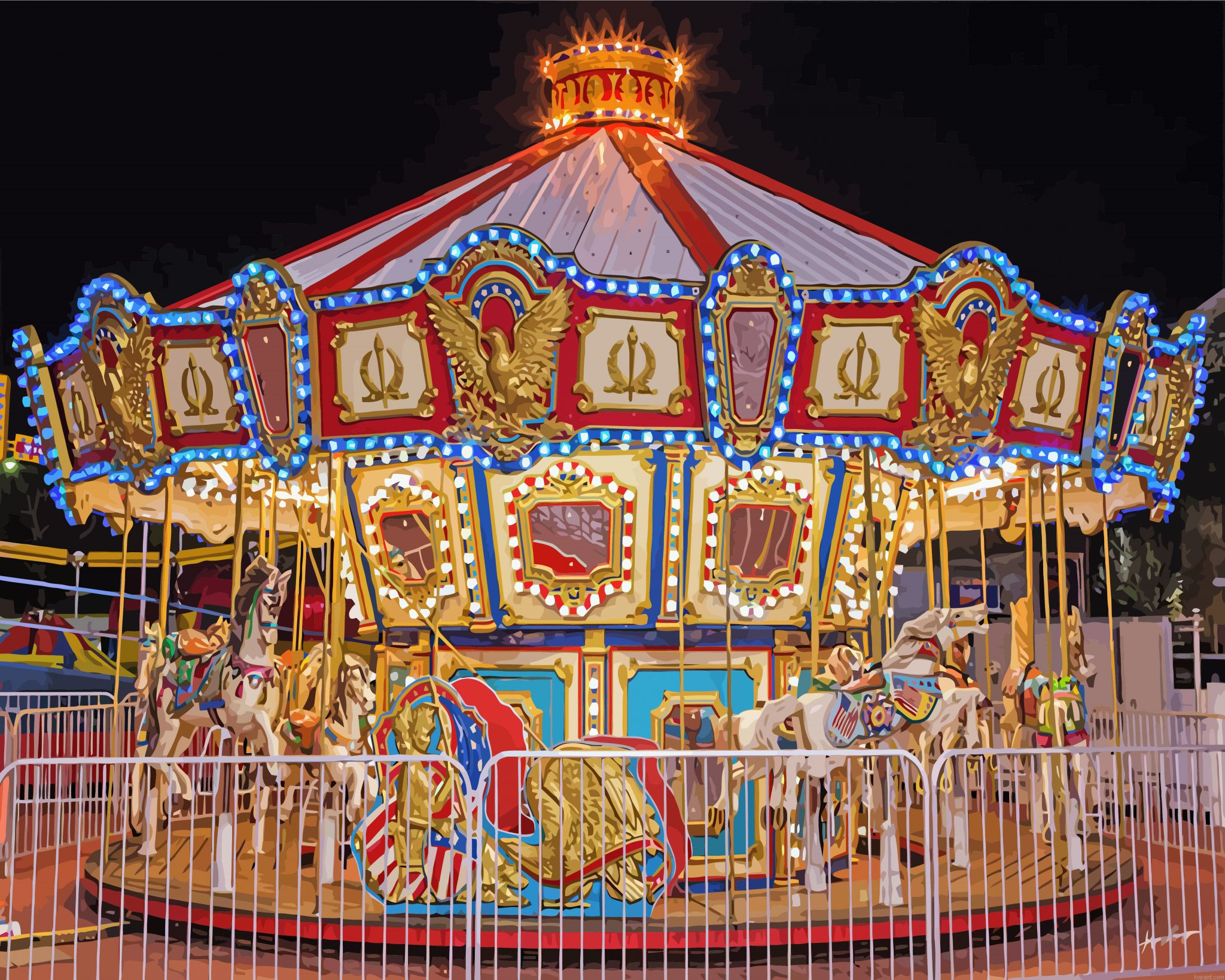 Merry Go Round Painting By Numberss.png