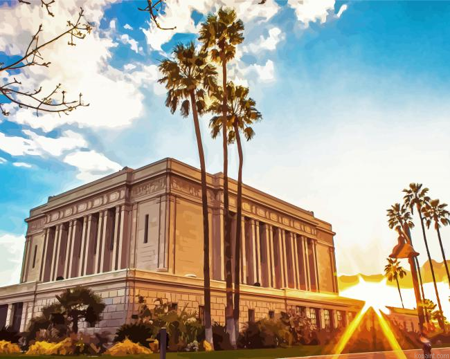Mesa Arizona Temple Painting By Numberss.png