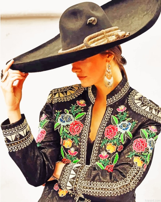 Mexican Girl New Painting By Numberss.png