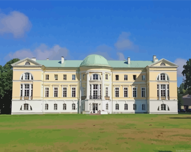 Mezotne Palace Latvia Painting By Numberss.png