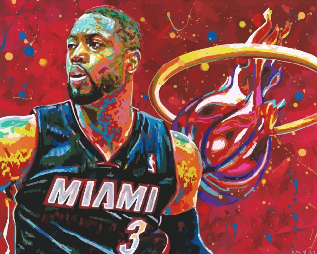 Miami Heat Player Art Painting By Numberss.png