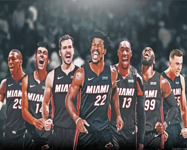 Miami Heat Team Painting By Numberss.png