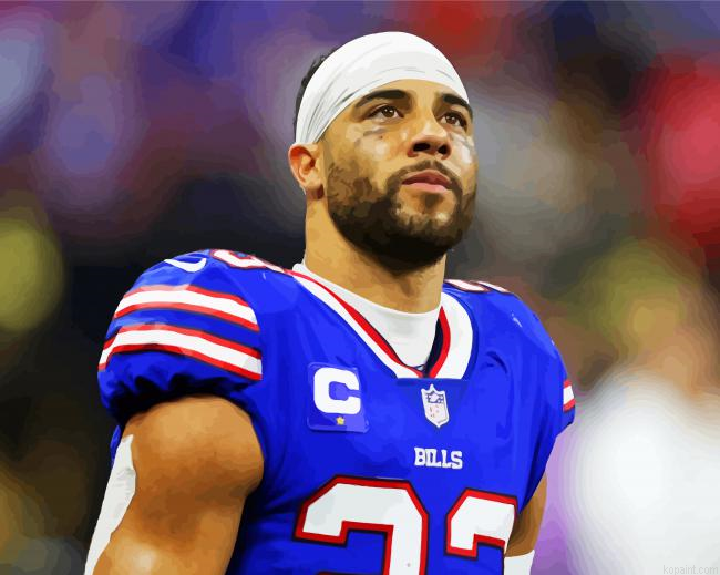 Micah Hyde Bills Buffalo Painting By Numberss.png