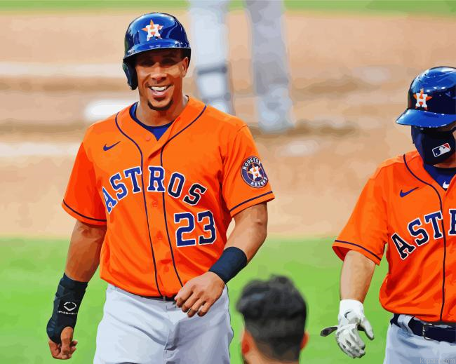 Michael Brantley Paint By Numbers