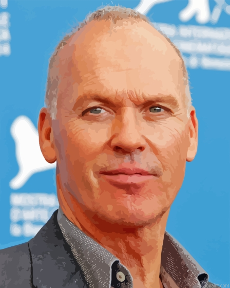 Michael Keaton American Actor Painting By Numberss.png