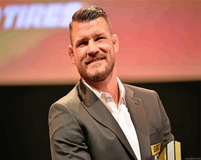 Micheal Bisping Mma Fighter Painting By Numberss.png