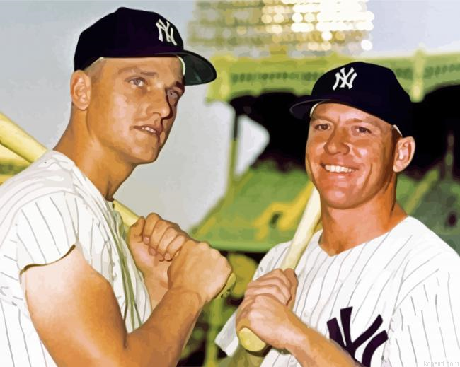 Mickey Mantle And Roger Maris Painting By Numberss.png