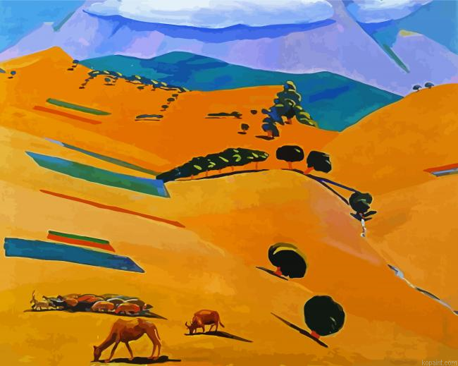 Midday Silence Saryan Painting By Numberss.png