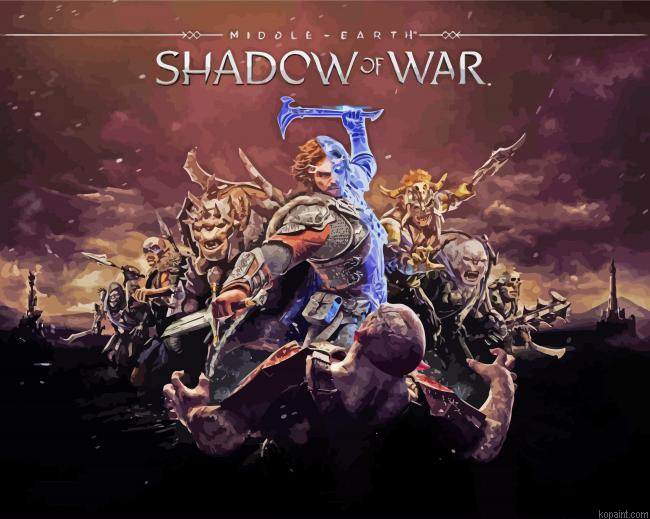 Middle Earth Shadow Of War Painting By Numberss.png