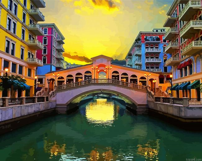 Middle East The Pearl Qatar Painting By Numberss.png