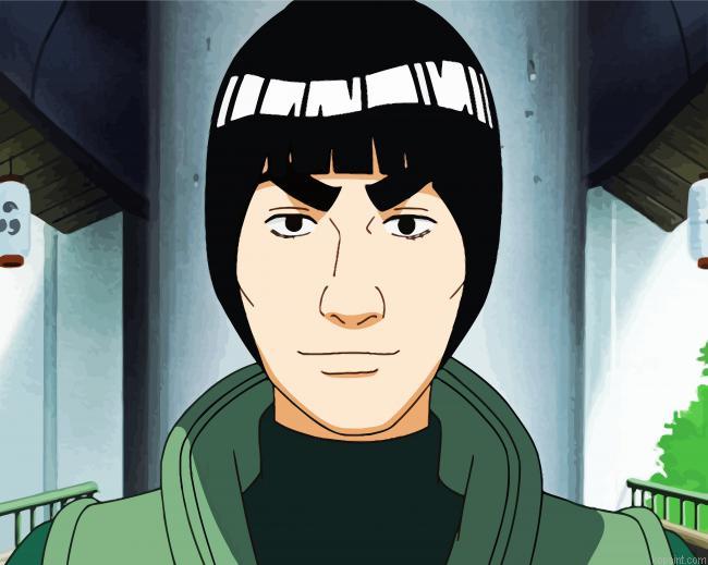 Might Guy Painting By Numberss.png