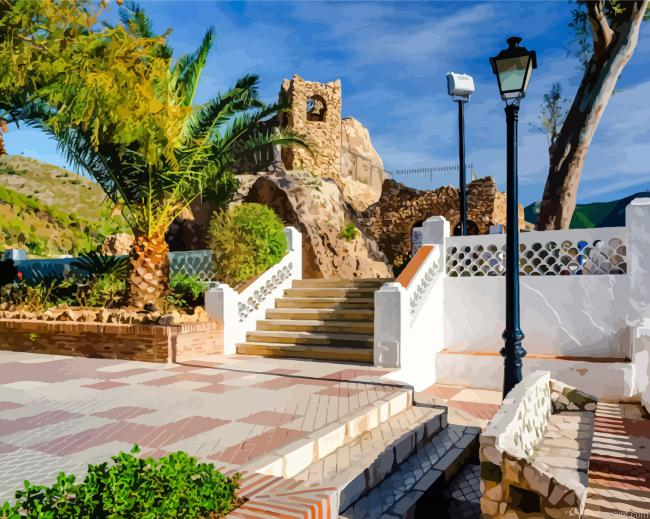 Mijas Ermita De La Virgen De La Pena Painting By Numberss.png