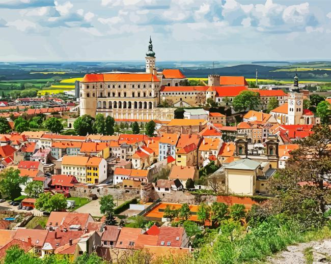 Mikulov In Moravia Czech Republic Painting By Numberss.png