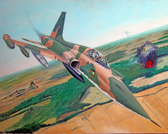Military Aircraft Painting By Numberss.png
