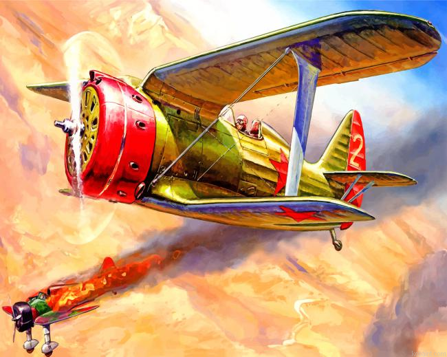 Military Airplane Painting By Numberss.png