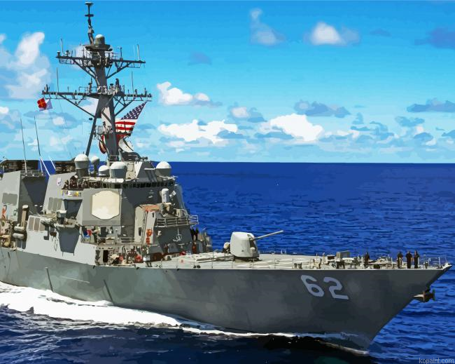 Military Naval Ship Painting By Numberss.png