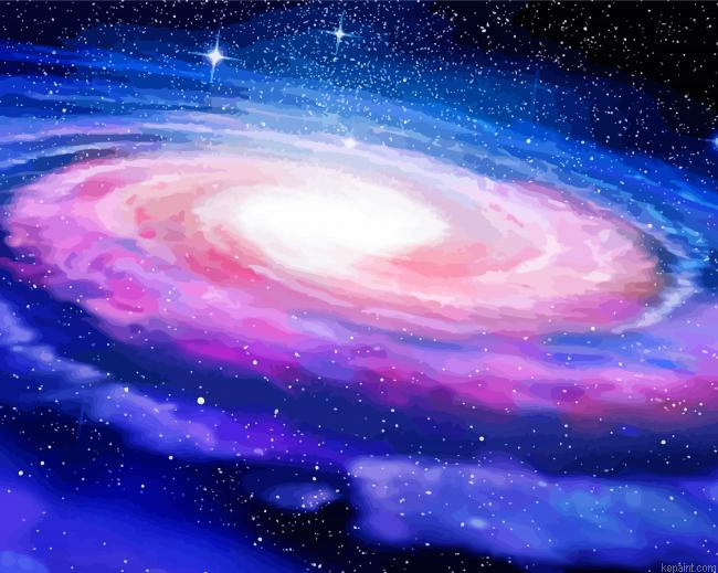 Milky Way Galaxy Illustration Painting By Numberss.png