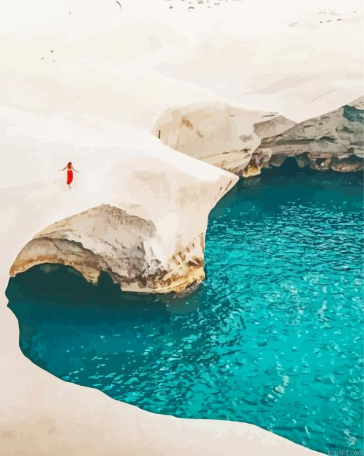 Milos Island Greece Painting By Numberss.png