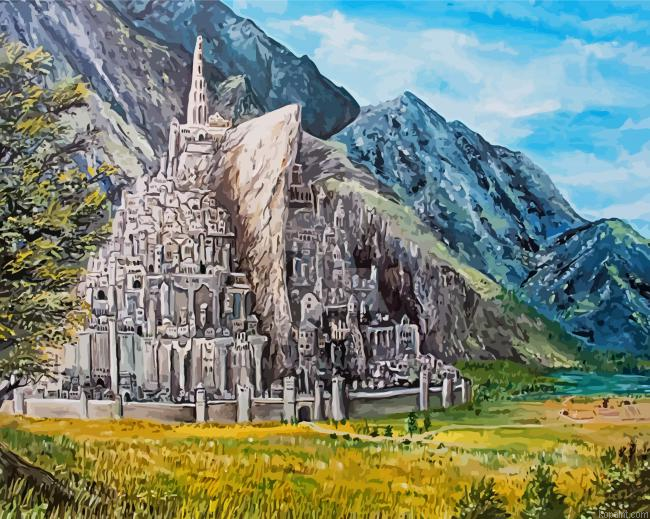 Minas Tirith Painting By Numberss.png