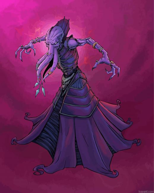 Mind Flayer Art Painting By Numberss.png