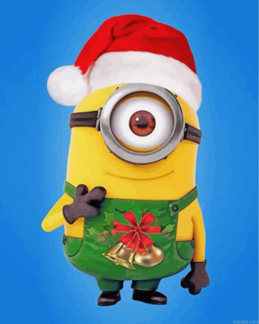 Minion Christmas Painting By Numberss.png
